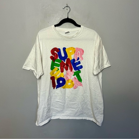 Supreme Balloons Tee Shirt White Size Large Men’s - Picture 2 of 5